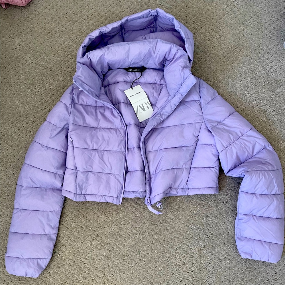 Light purple Zara Puffer